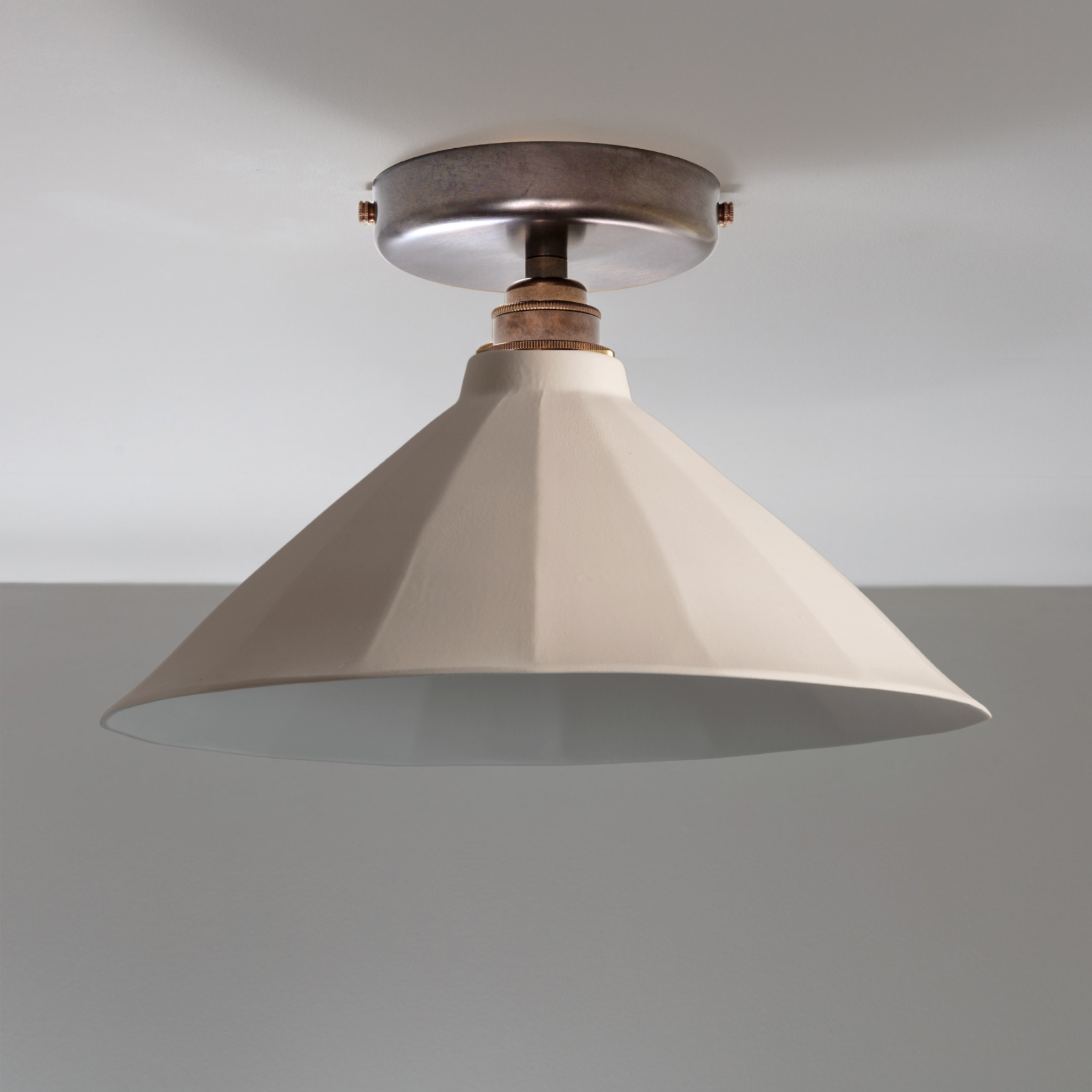 Adelaide Cream Matte Colour Flush Mount Light