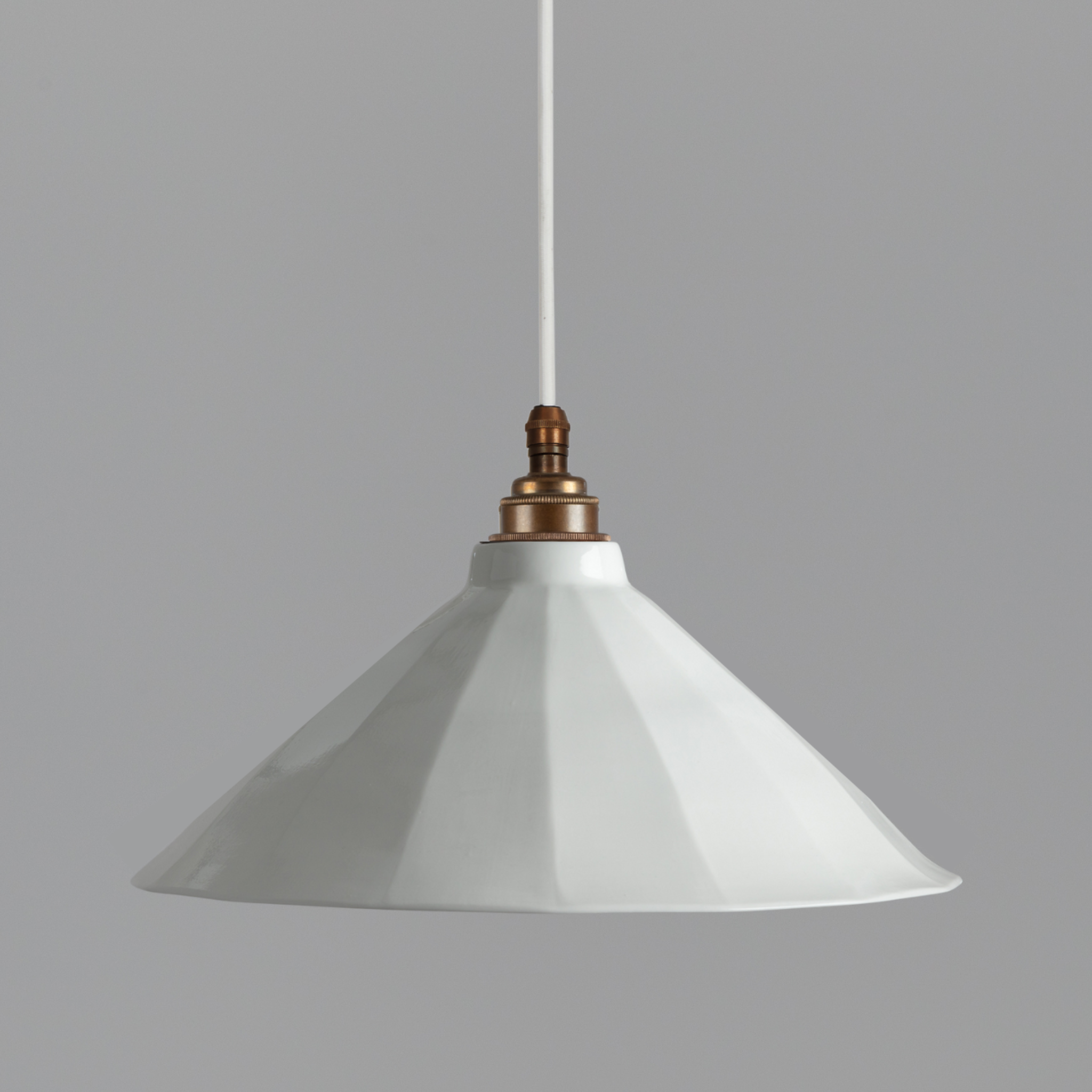 Adelaide White Bone China Pendant