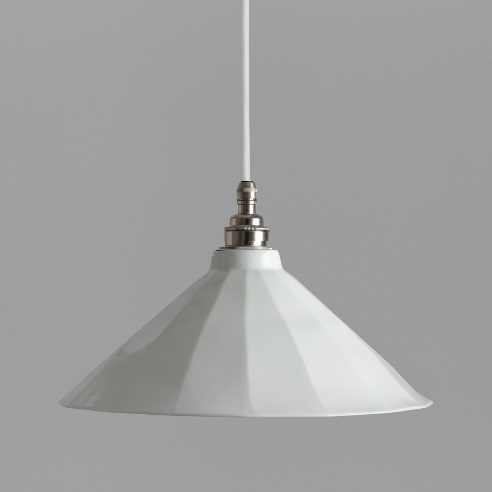 Adelaide White Bone China Pendant