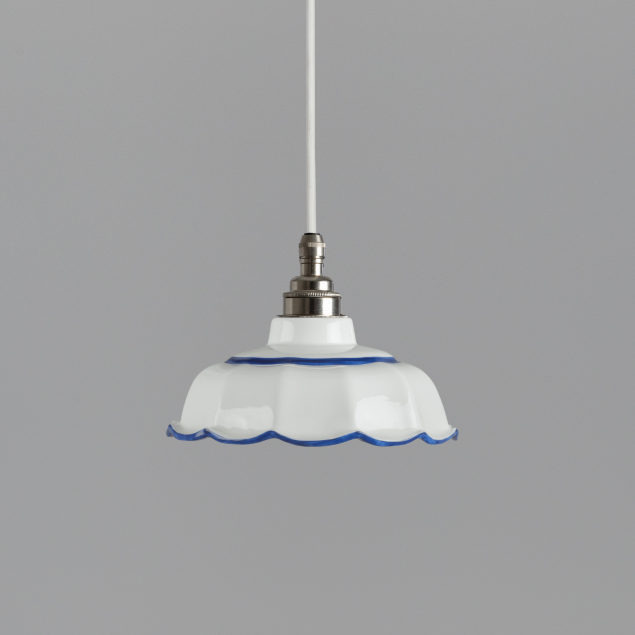 Avalon Delft Hand-painted Trim Pendant