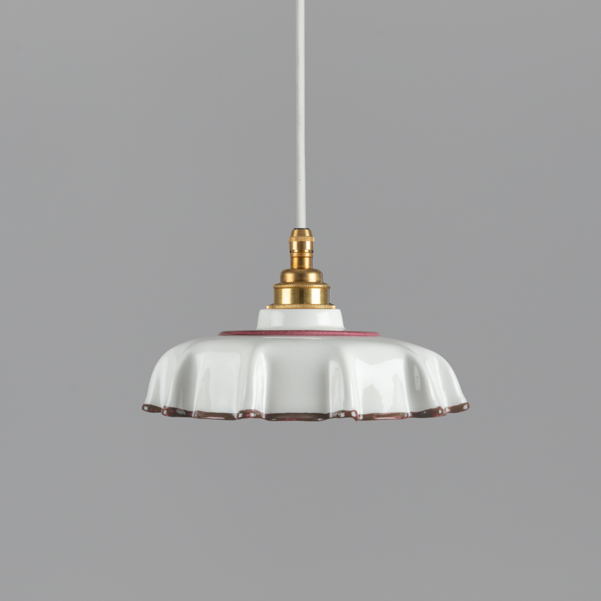 New Campbell Chocolate Hand-painted Trim Pendant