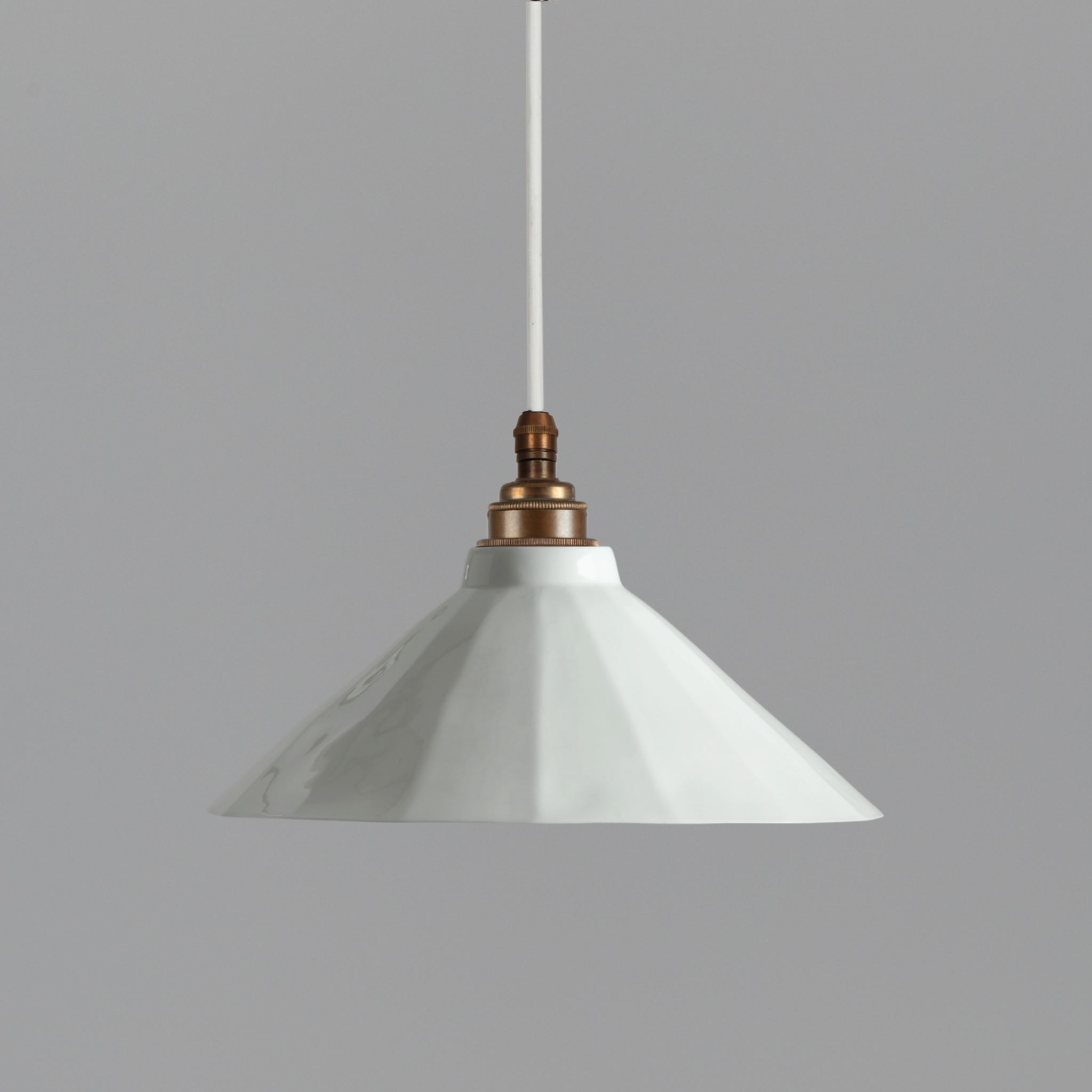 Adelaide White Bone China Pendant