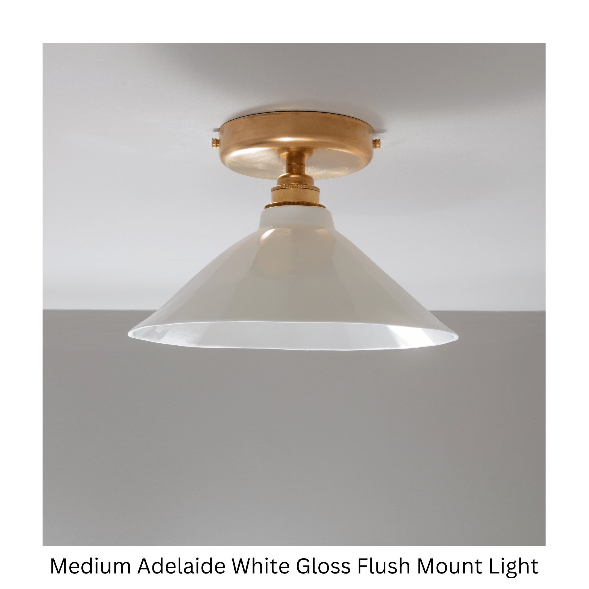 Adelaide White Flush Mount Light
