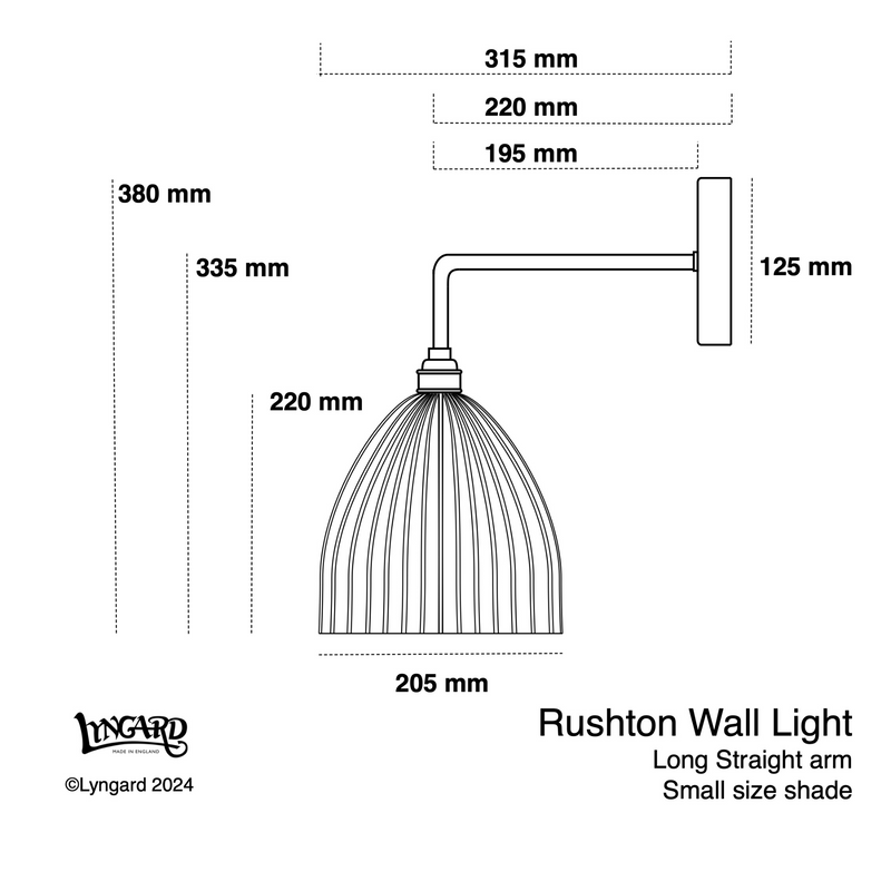BATHROOM Rushton Small White Matte Wall Light specifications