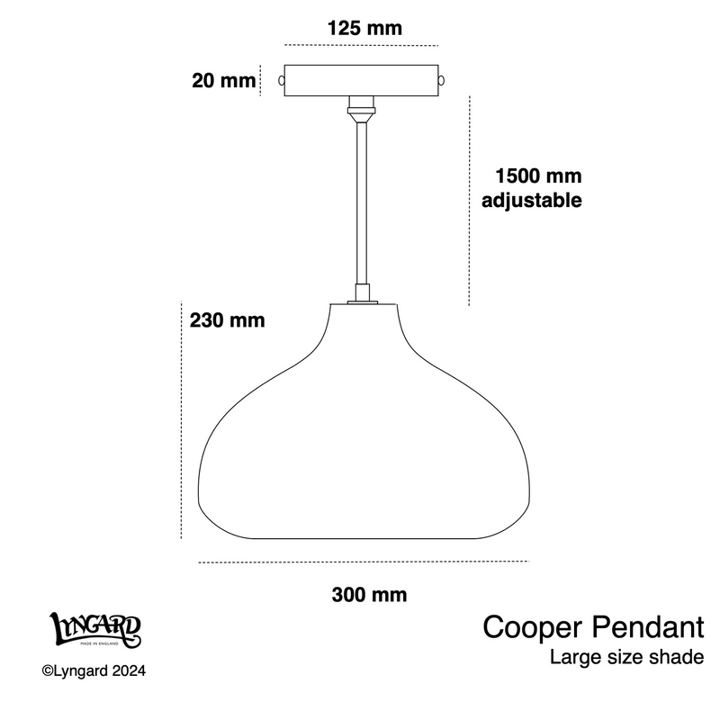 Cooper Pendant specifications
