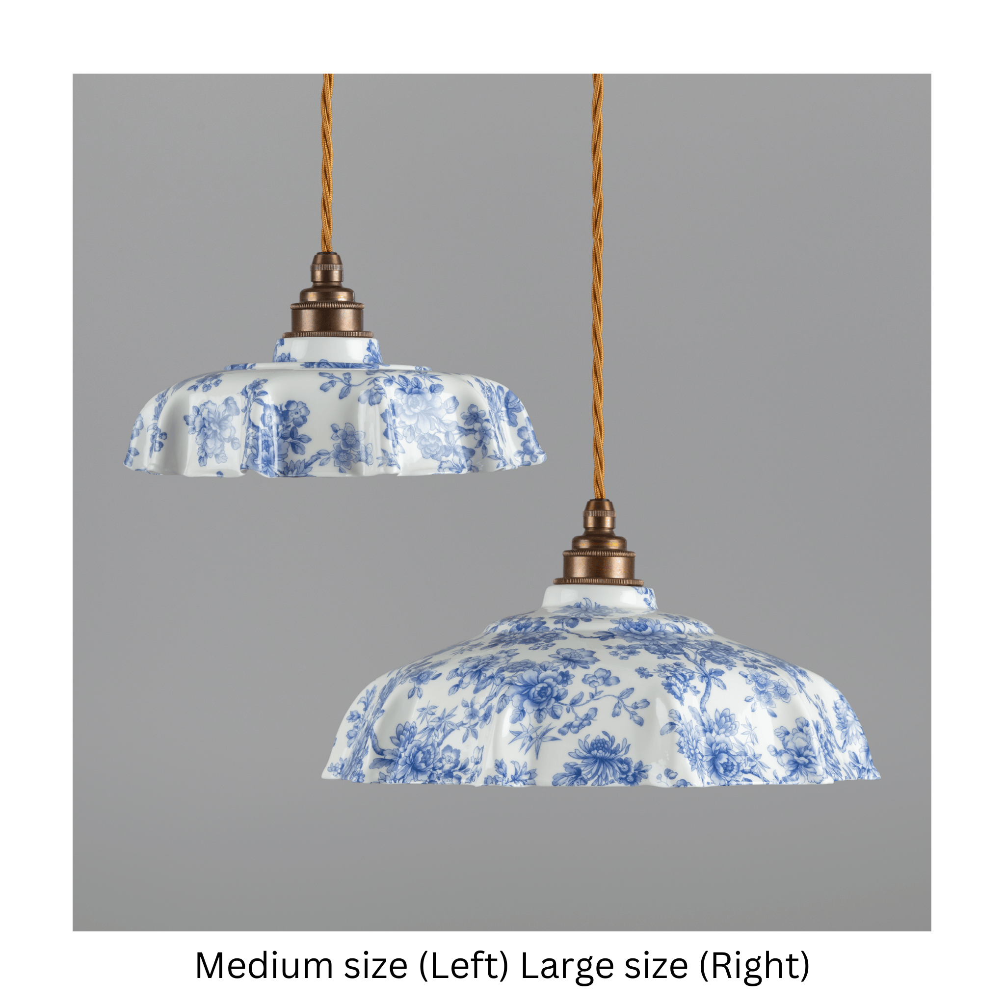 Campbell Blue Imari Pattern Pendant