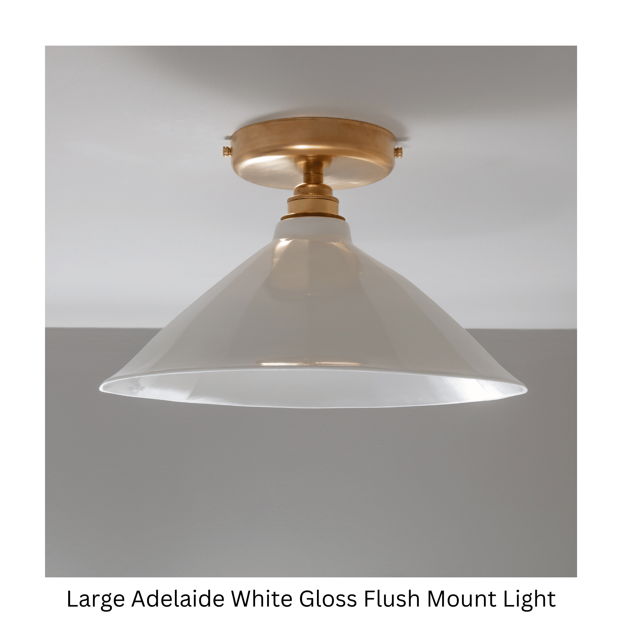 Adelaide White Flush Mount Light