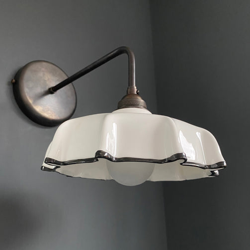 Black stripe hand painted with blackened brass