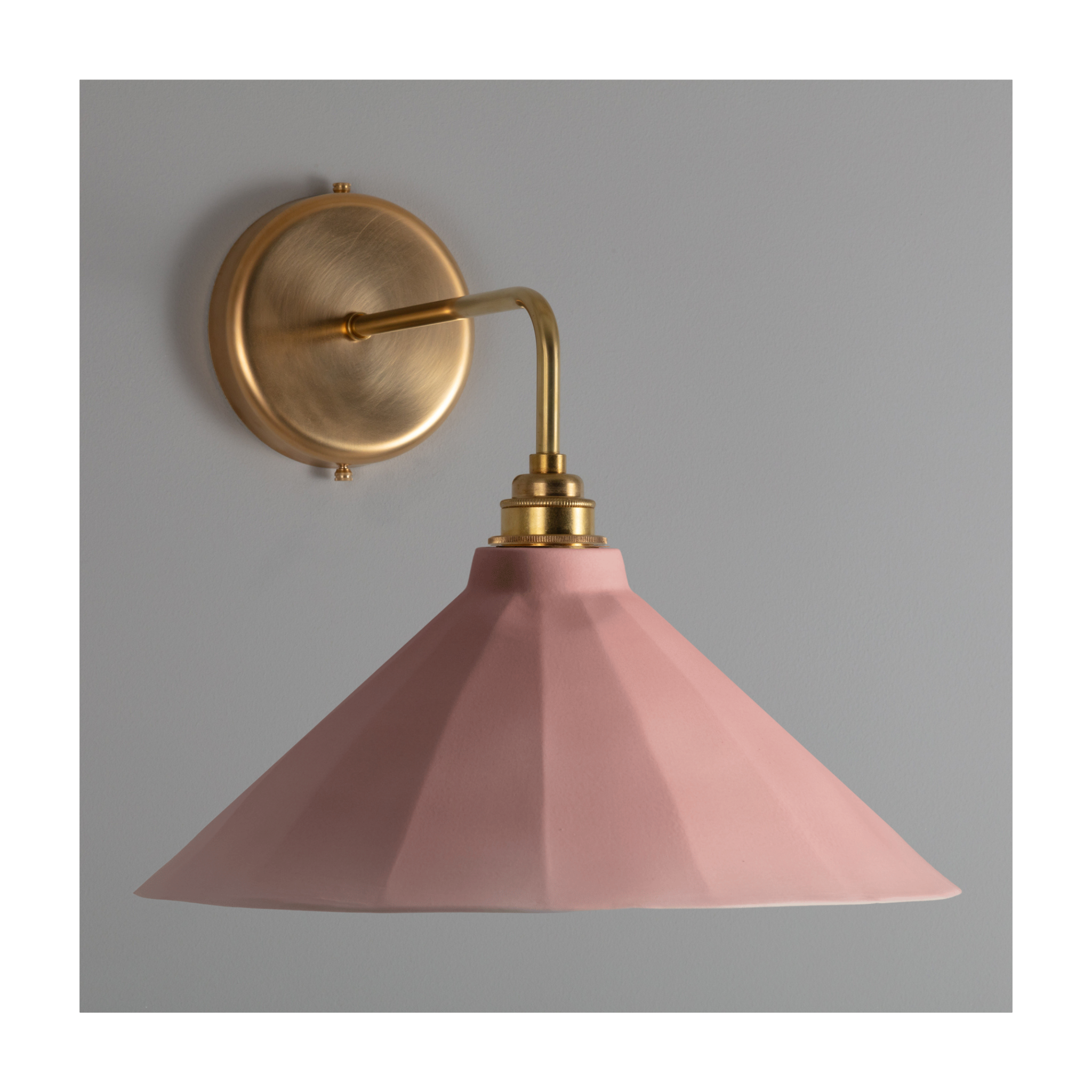 Adelaide Rose Matte Colour Wall Light