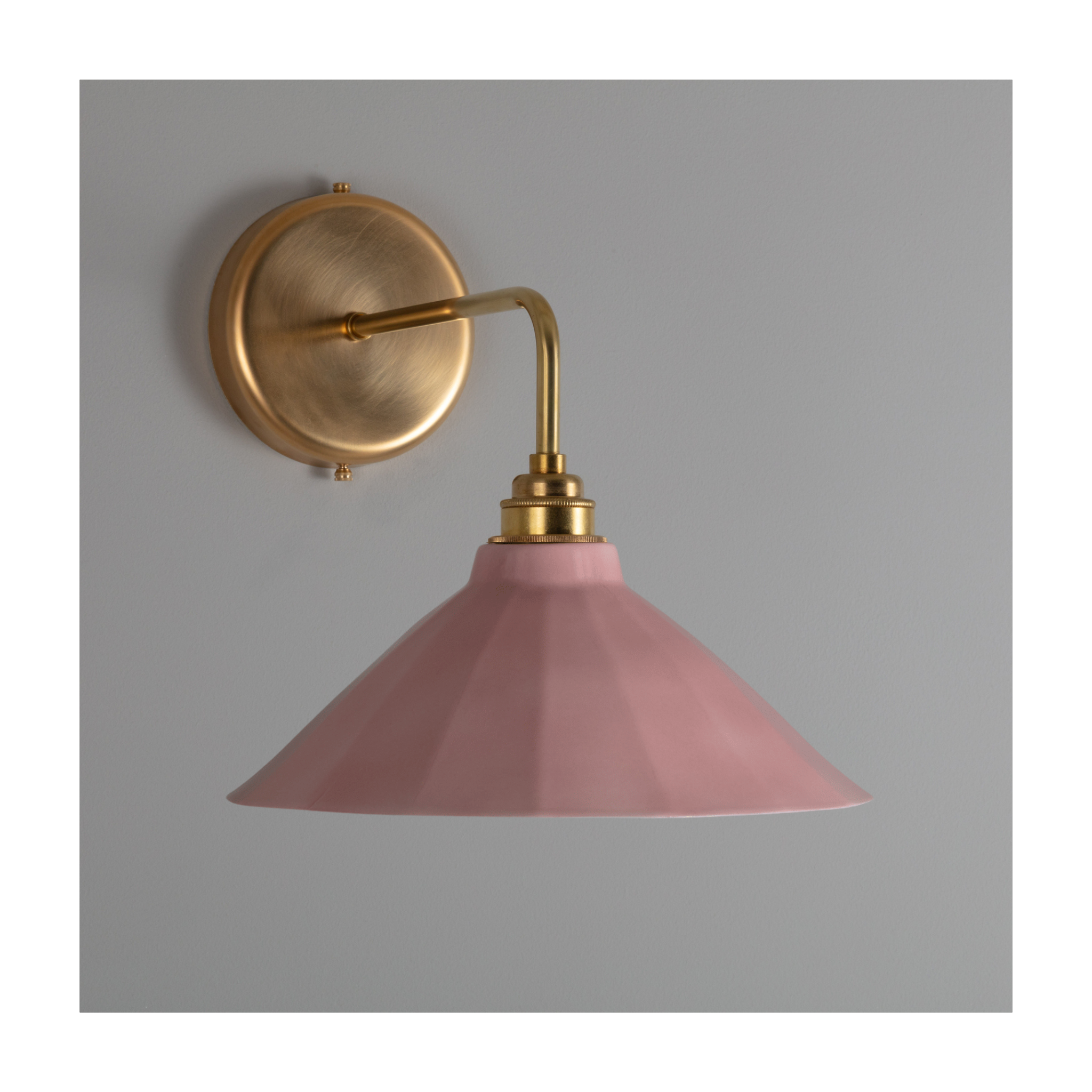 Adelaide Rose Gloss Colour Wall Light