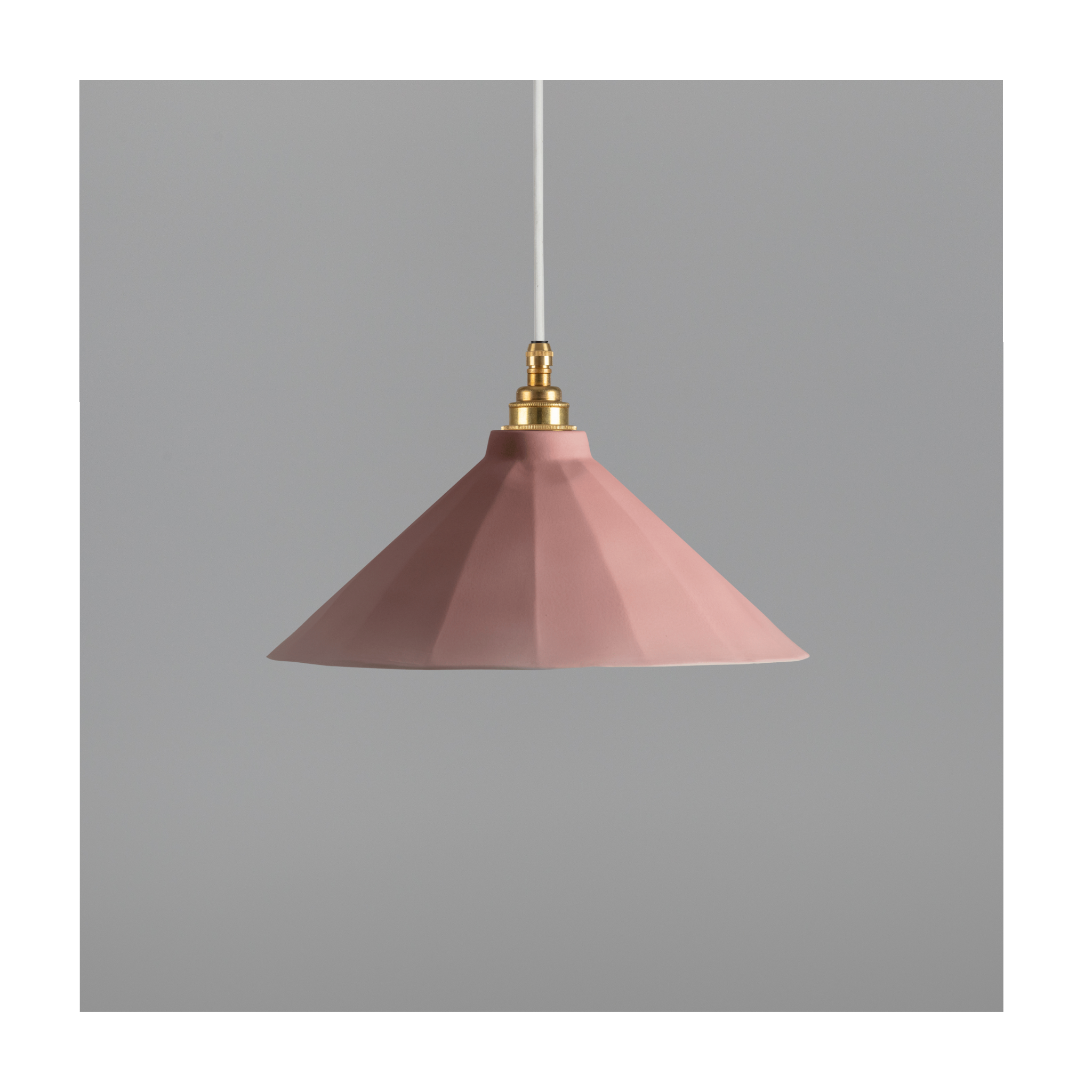 Adelaide Rose Matte Colour Pendant