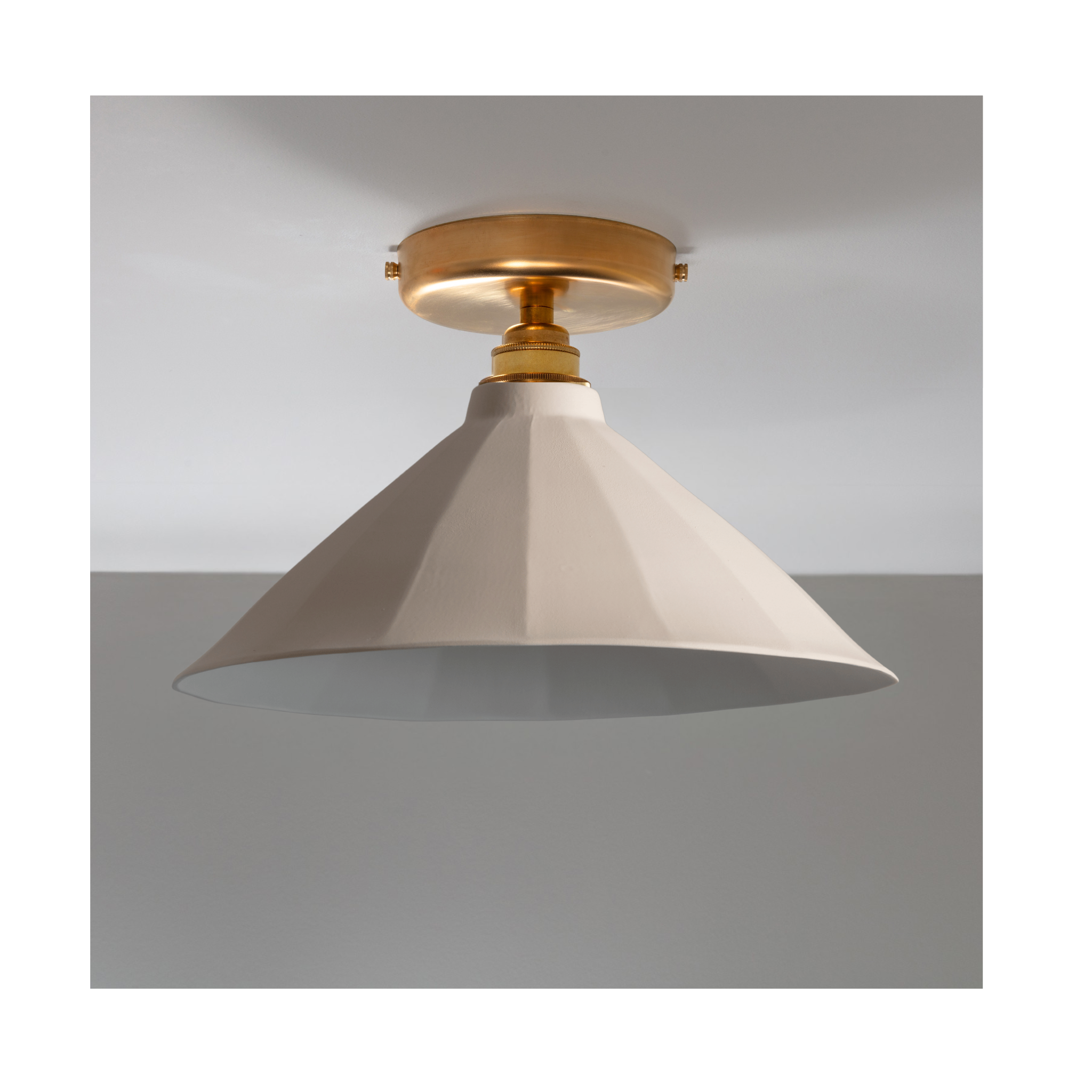 Adelaide Cream Matte Colour Flush Mount Light
