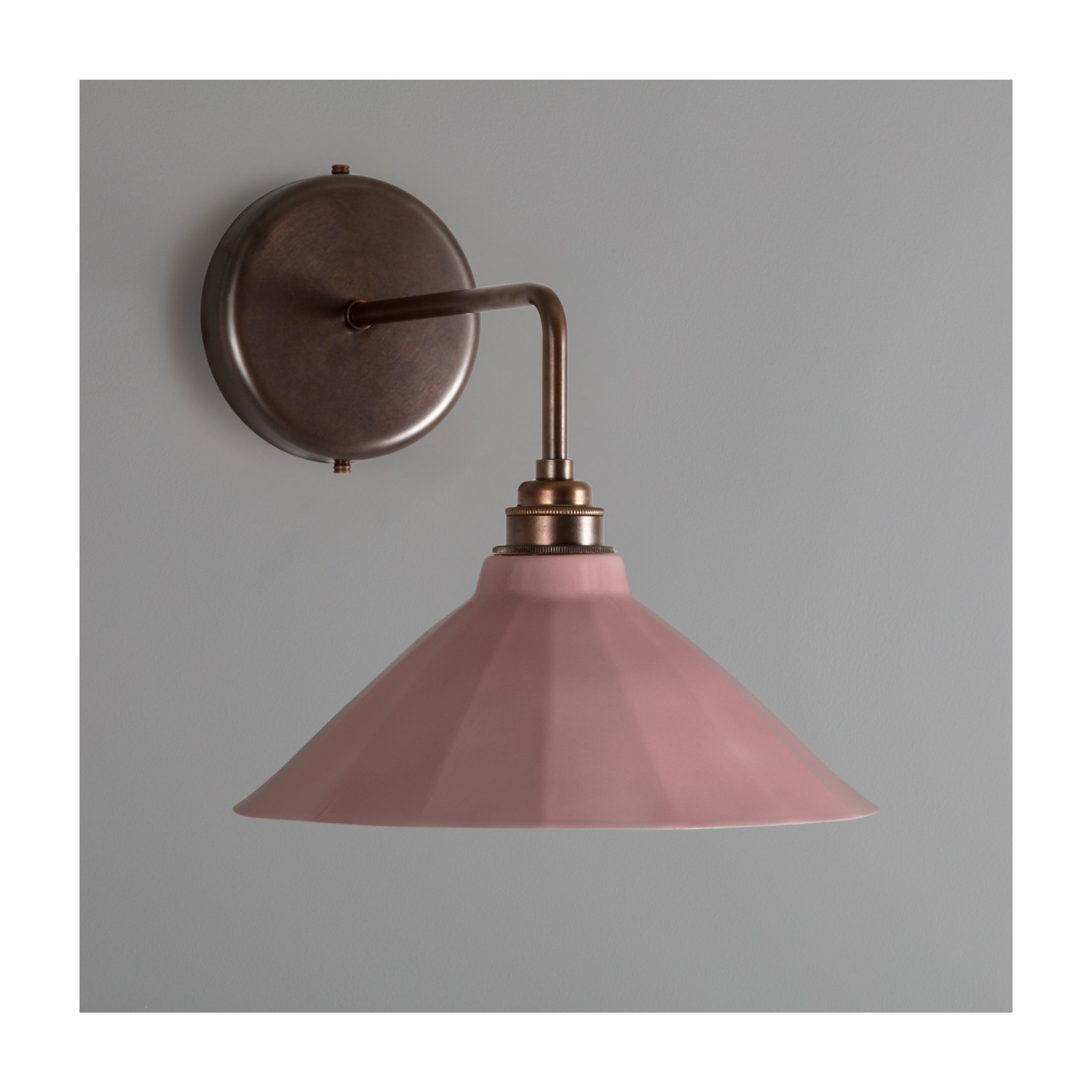 Adelaide Rose Gloss Colour Wall Light