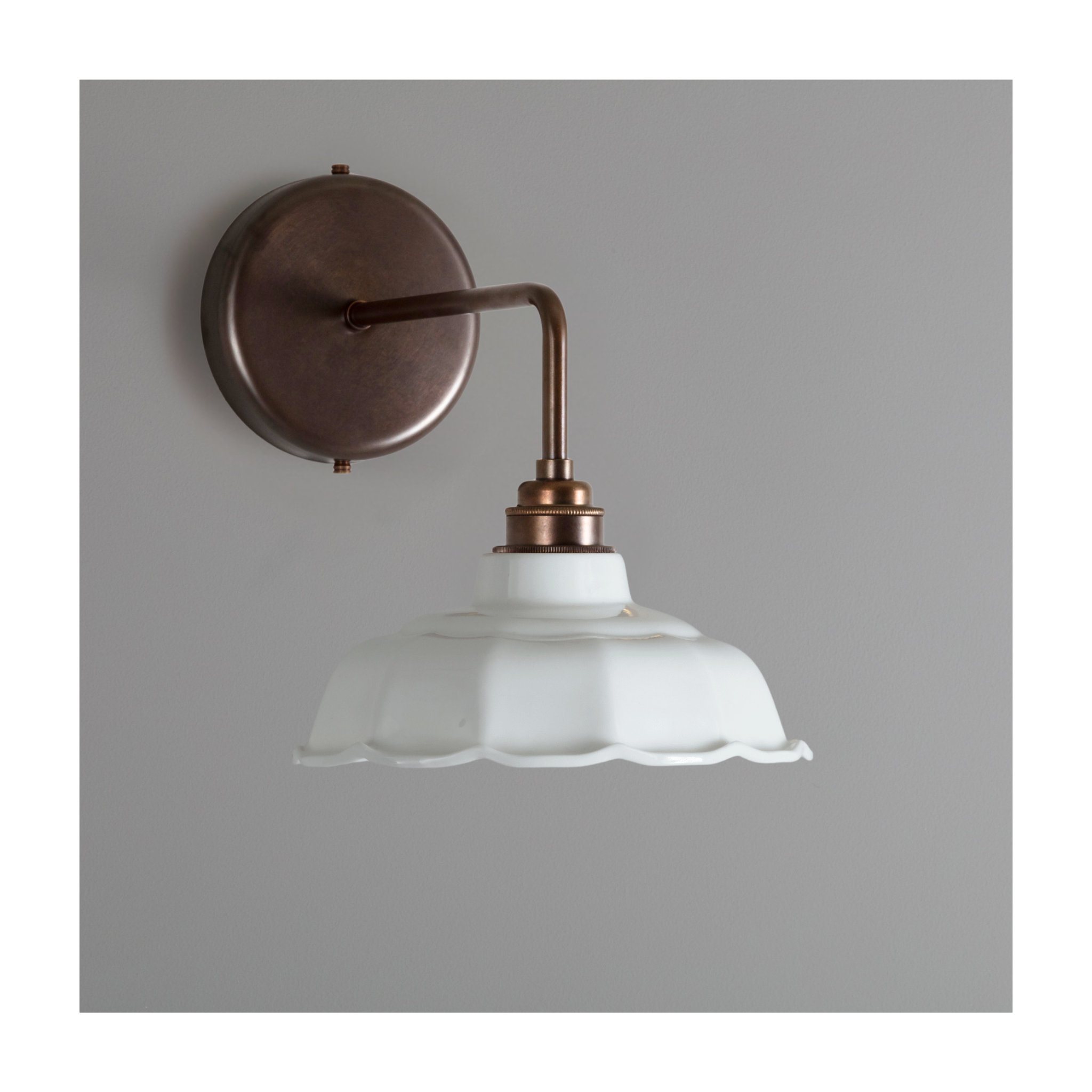 Avalon White Wall Light