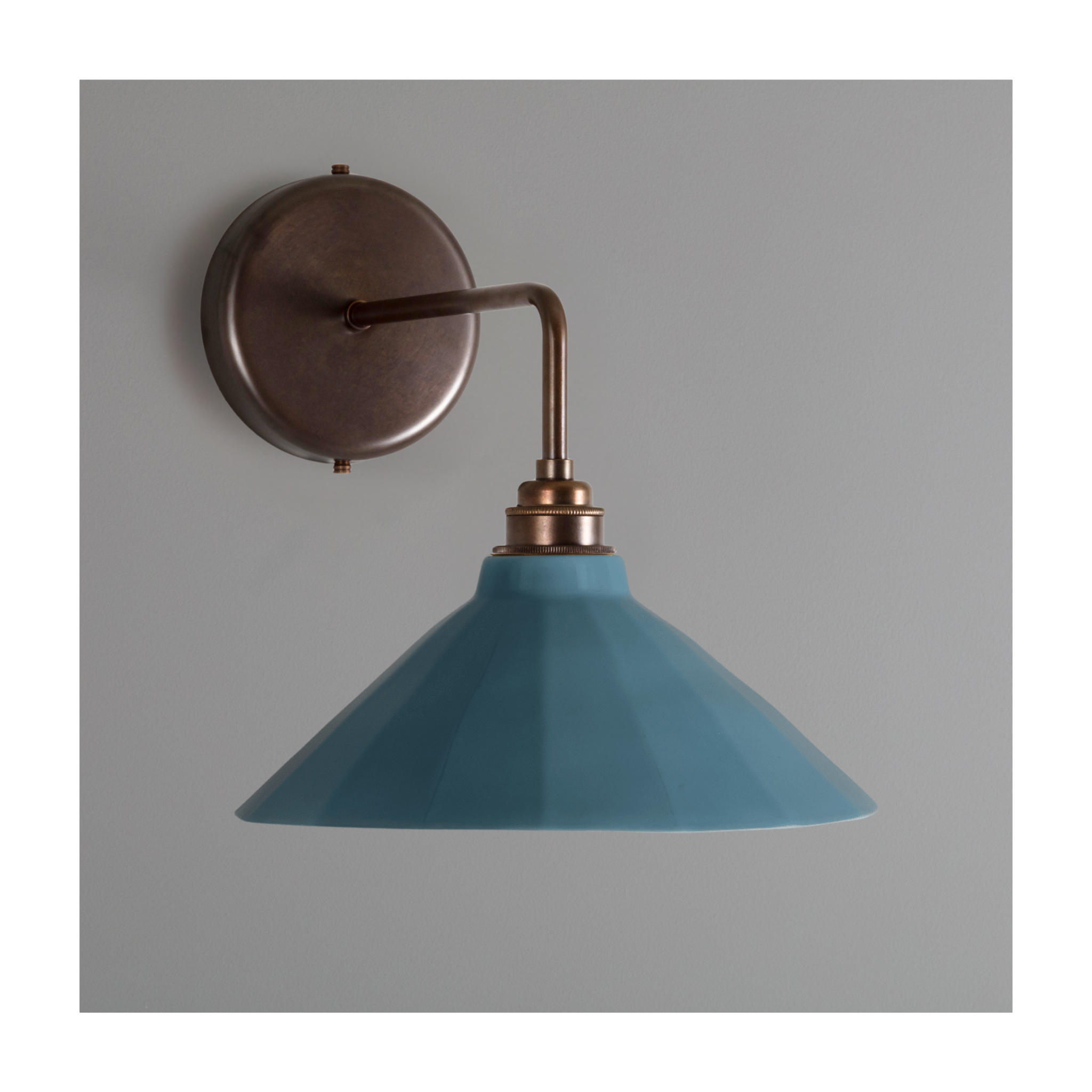 Adelaide Pale Delft Gloss Colour Wall Light