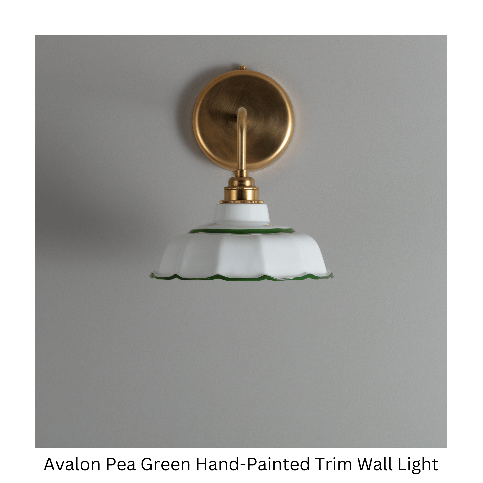 Avalon Hand-painted Trim Wall Light