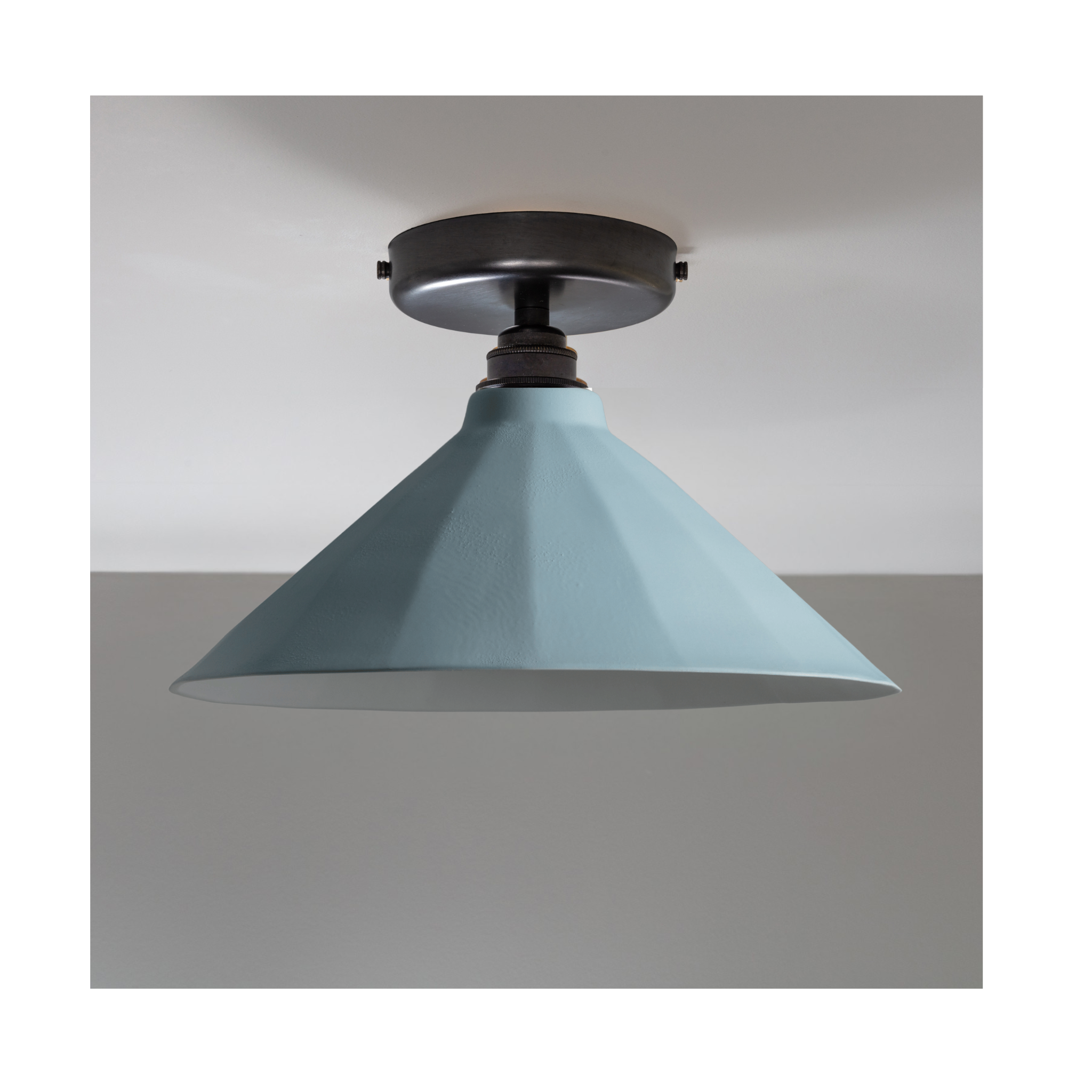 Adelaide Pale Delft Matte Colour Flush Mount Light