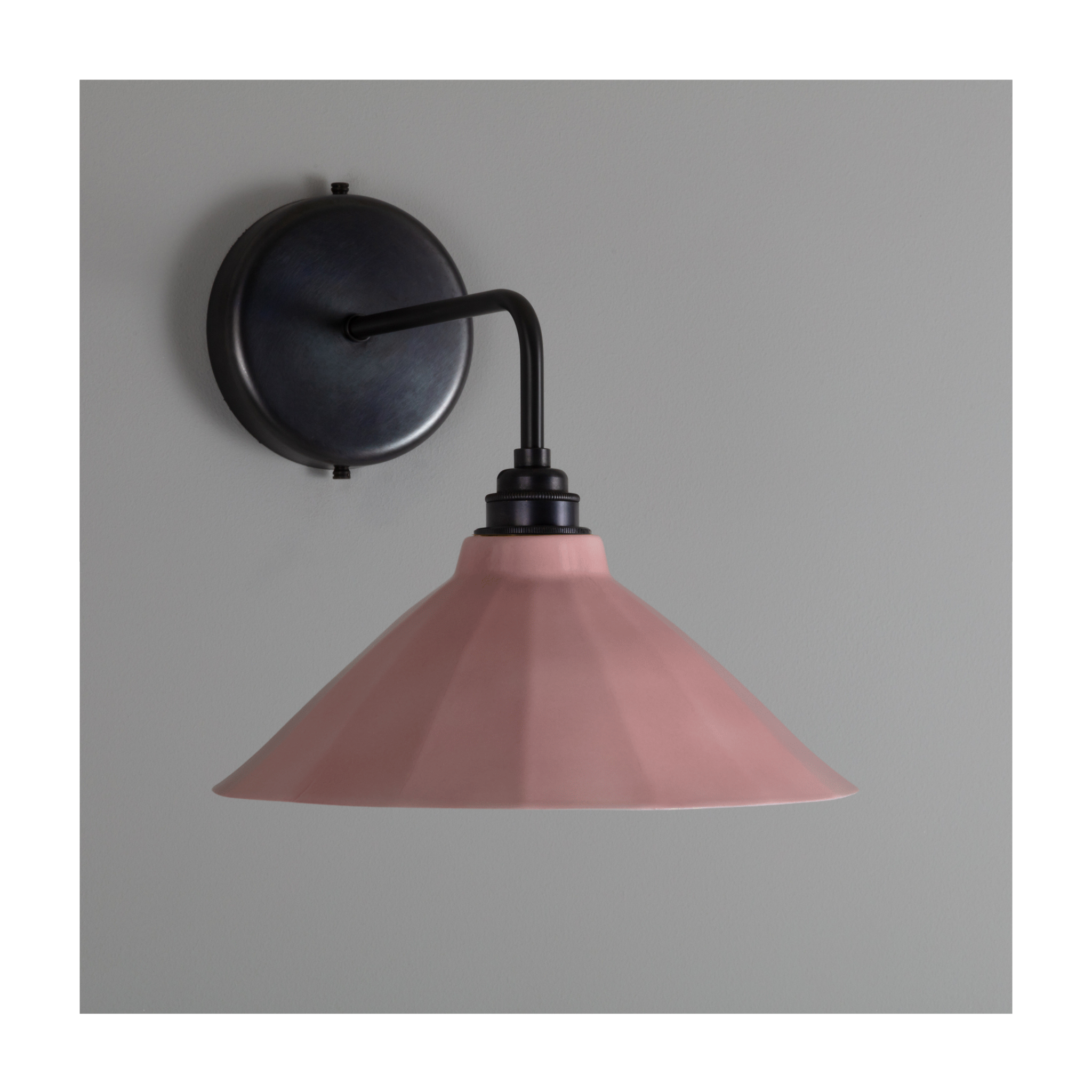 Adelaide Rose Gloss Colour Wall Light