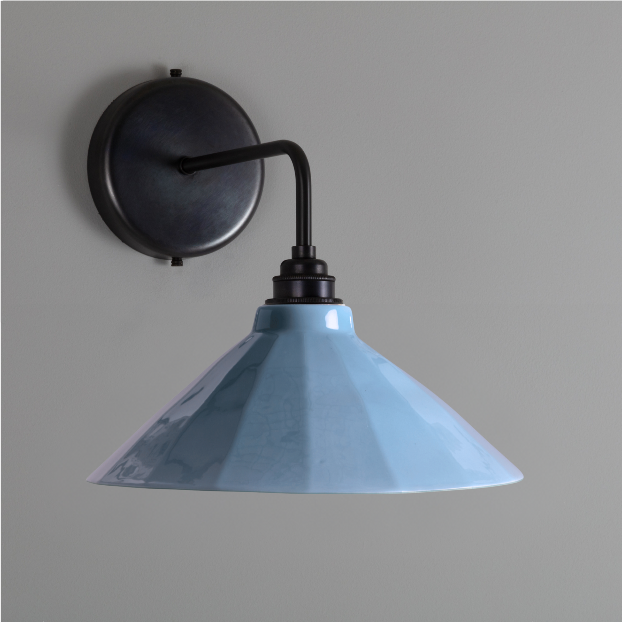 Adelaide Pale Delft Gloss Colour Wall Light