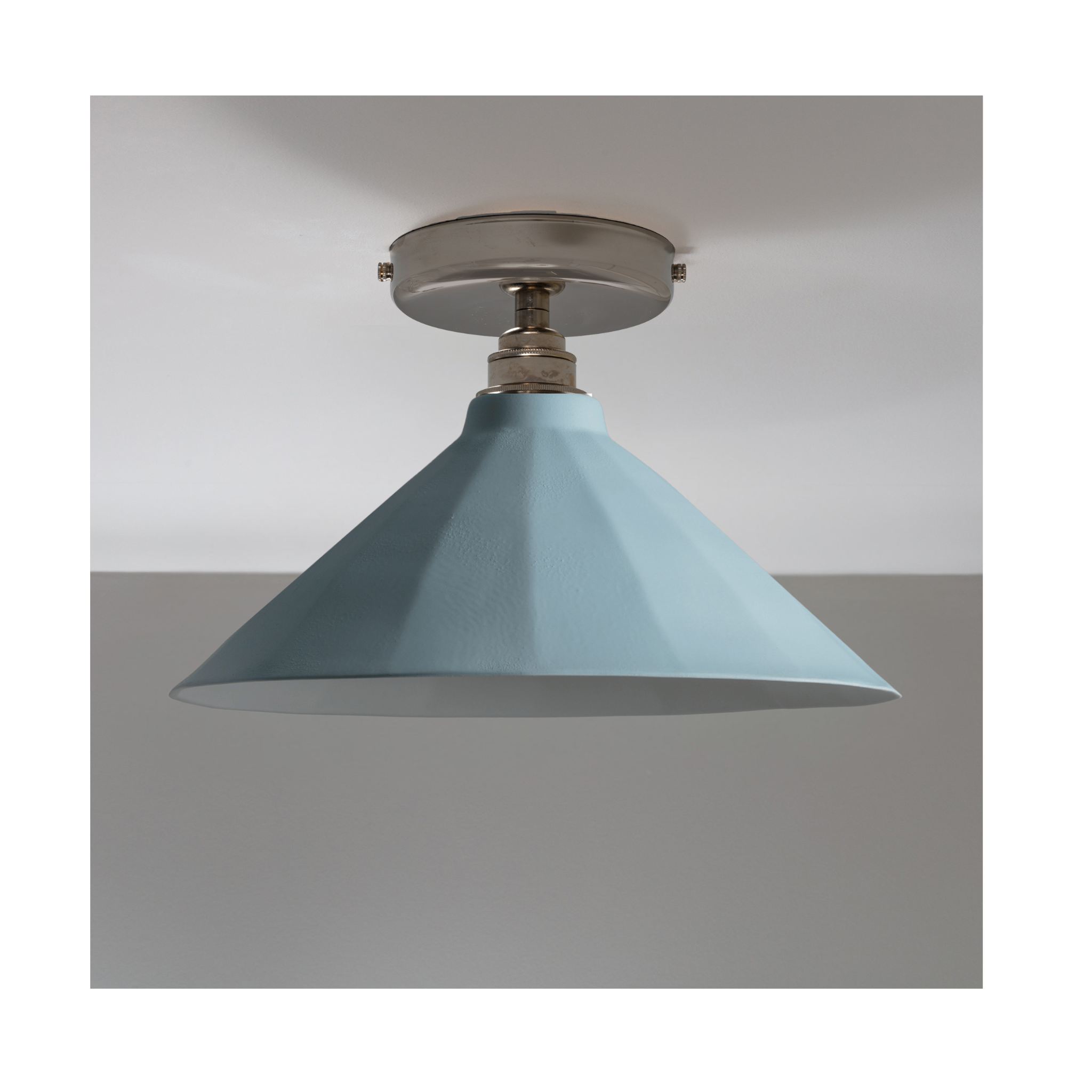 Adelaide Pale Delft Matte Colour Flush Mount Light