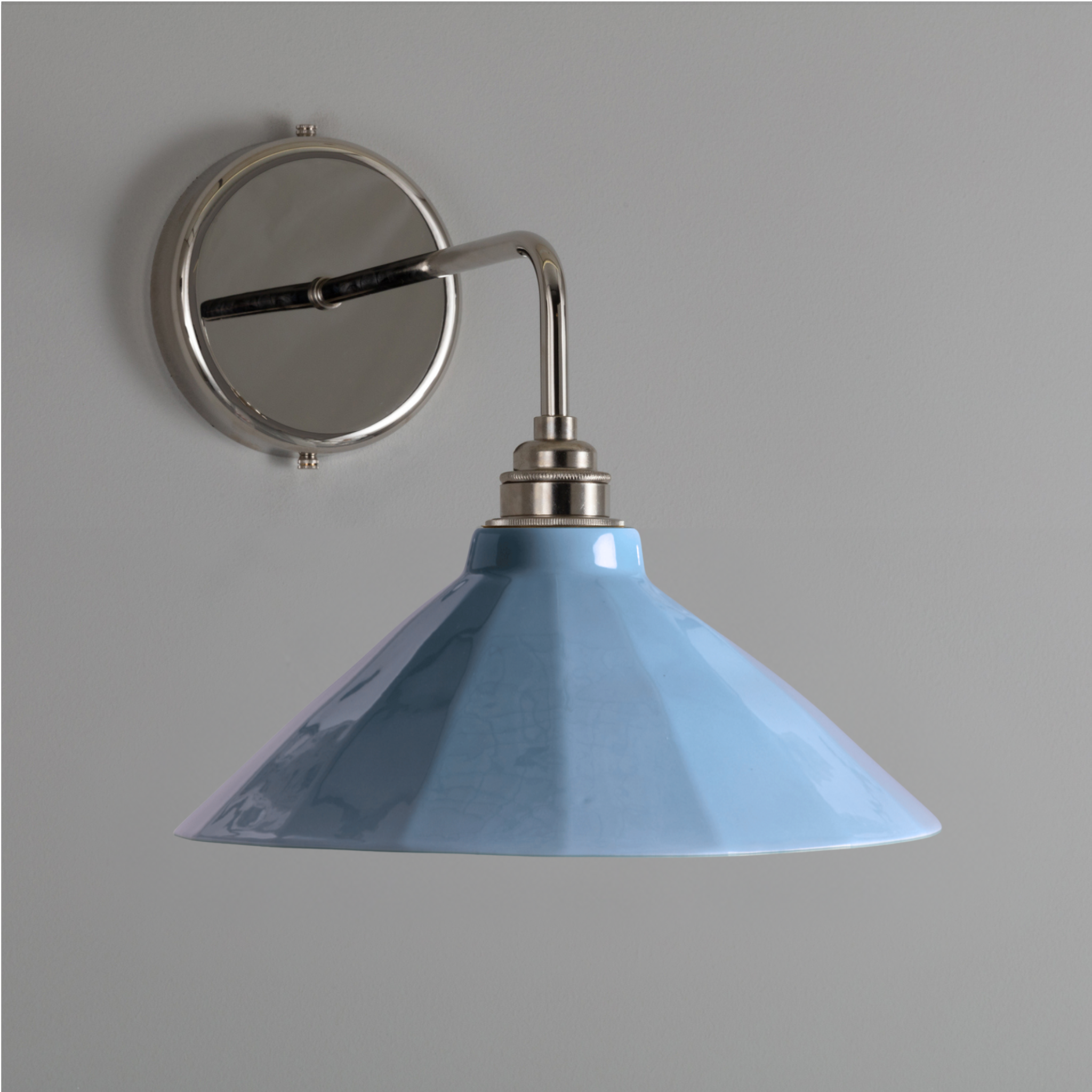 Adelaide Pale Delft Gloss Colour Wall Light