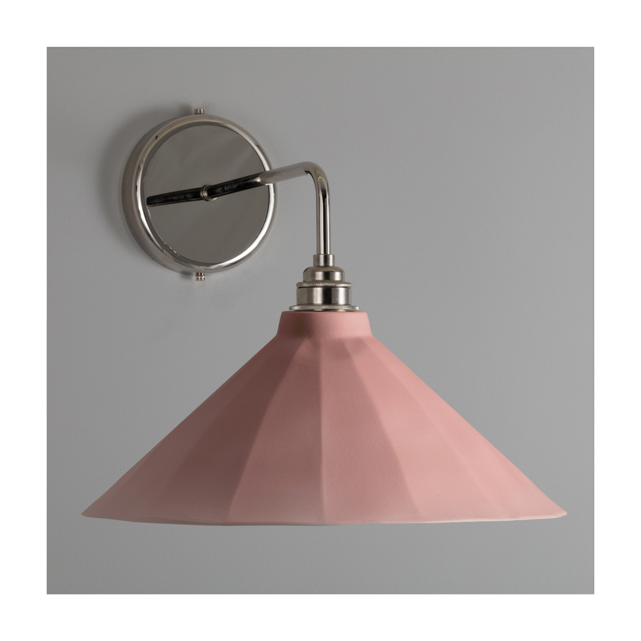 Adelaide Rose Matte Colour Wall Light