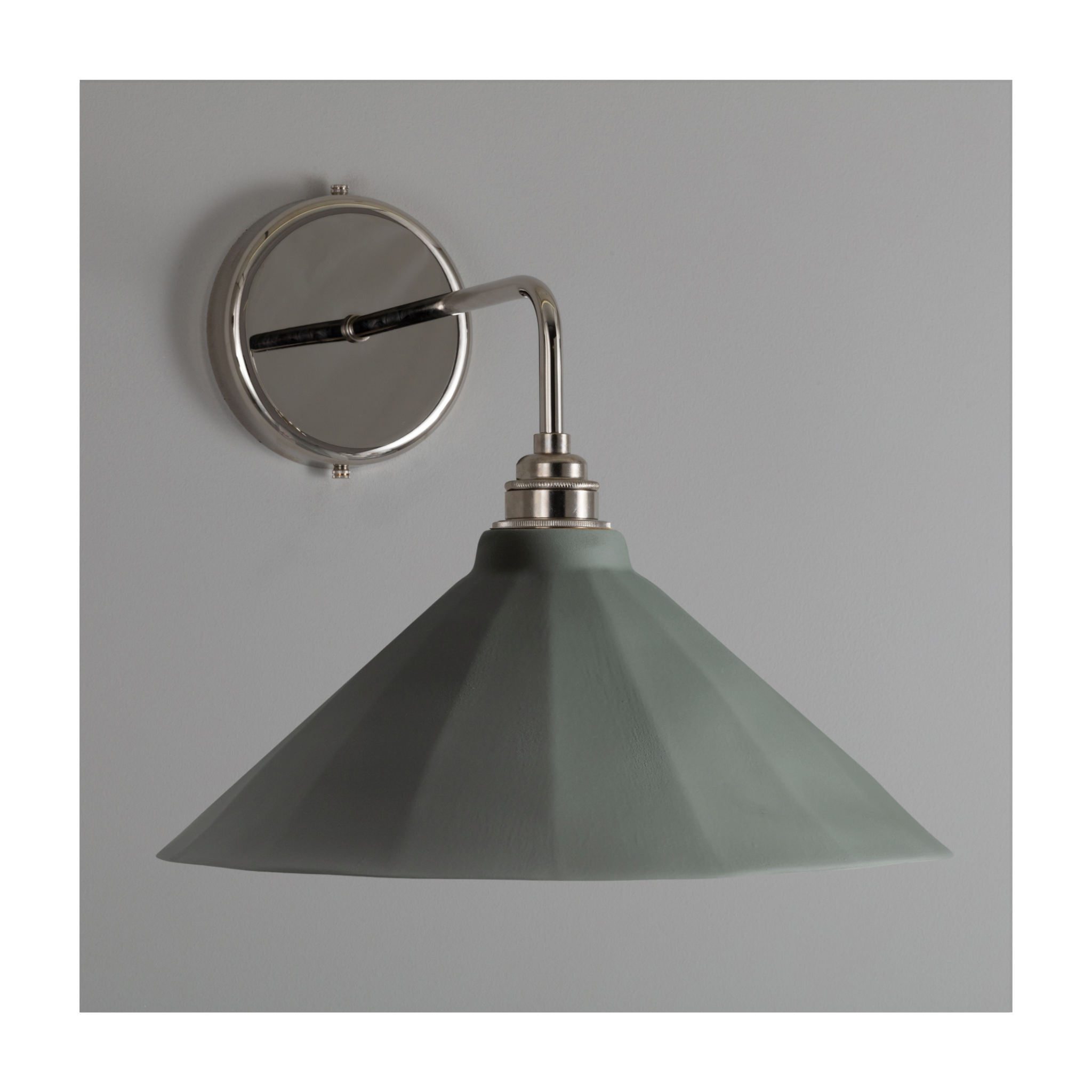 Adelaide Smoked Green Matte Colour Wall Light
