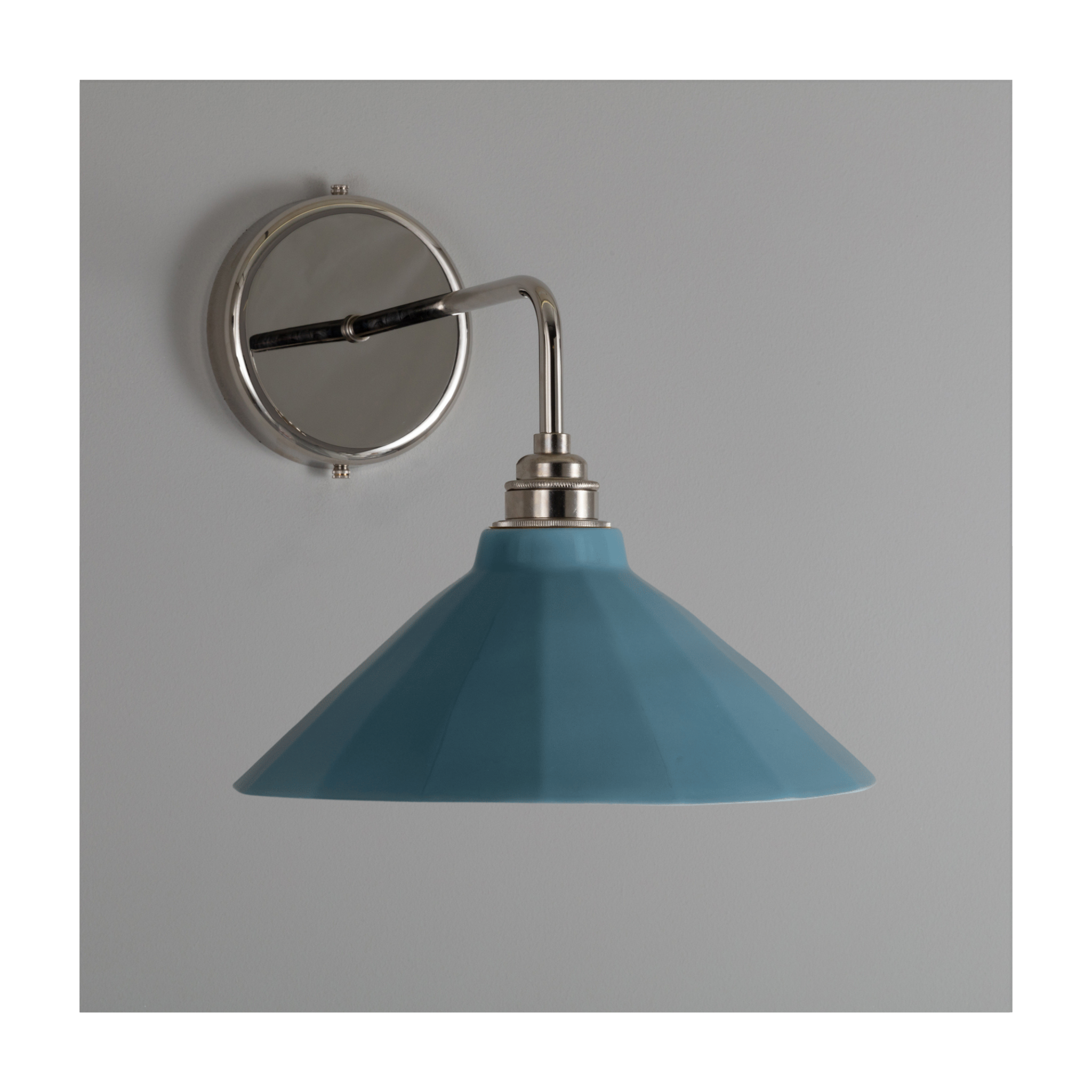 Adelaide Pale Delft Gloss Colour Wall Light