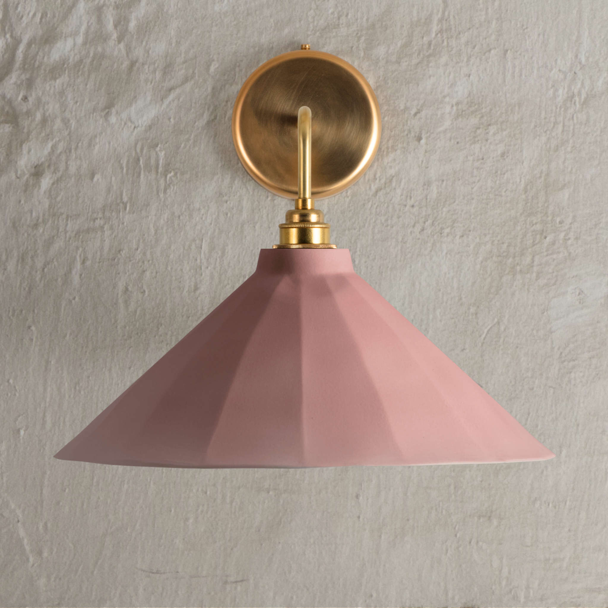 Adelaide Rose Matte Colour Wall Light