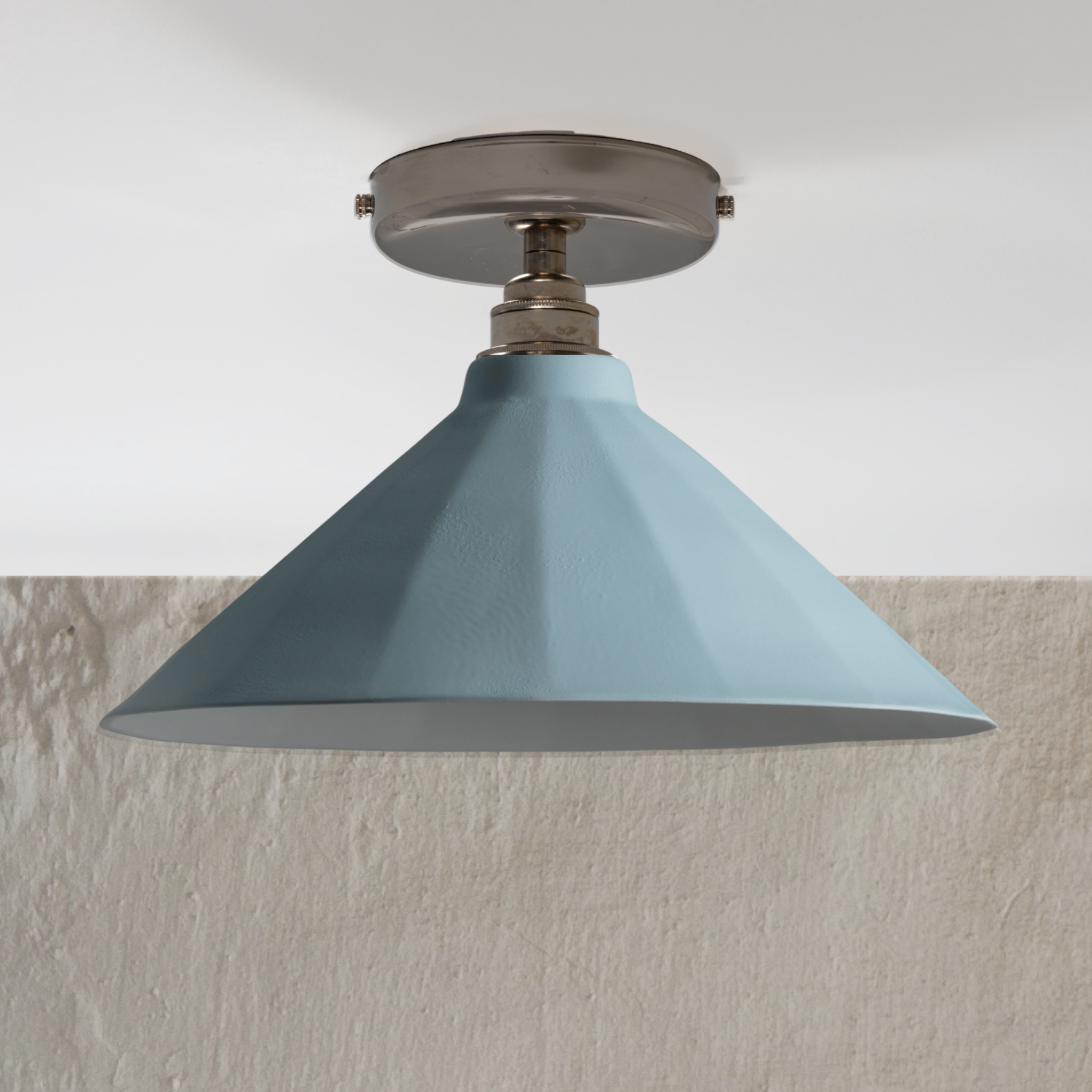 Adelaide Pale Delft Matte Colour Flush Mount Light