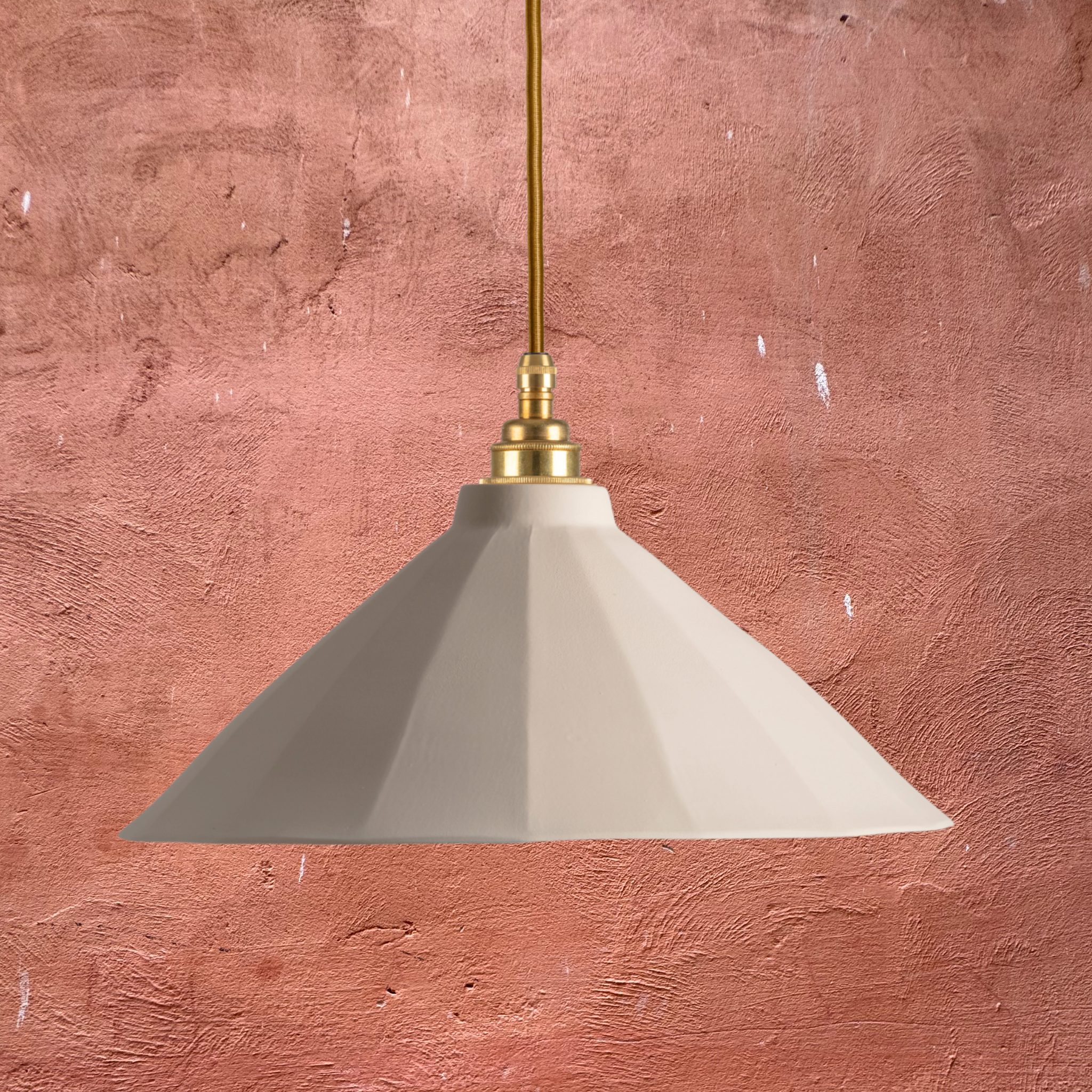 Adelaide Cream Matte Colour Pendant