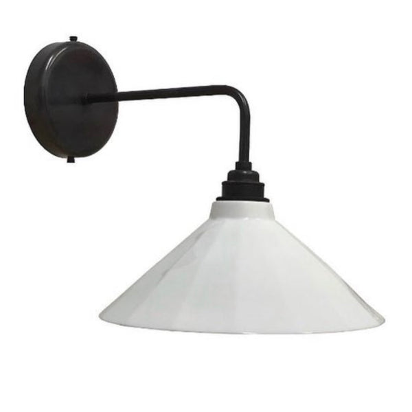 Bathroom Adelaide White Straight Arm Wall Light Lyngard