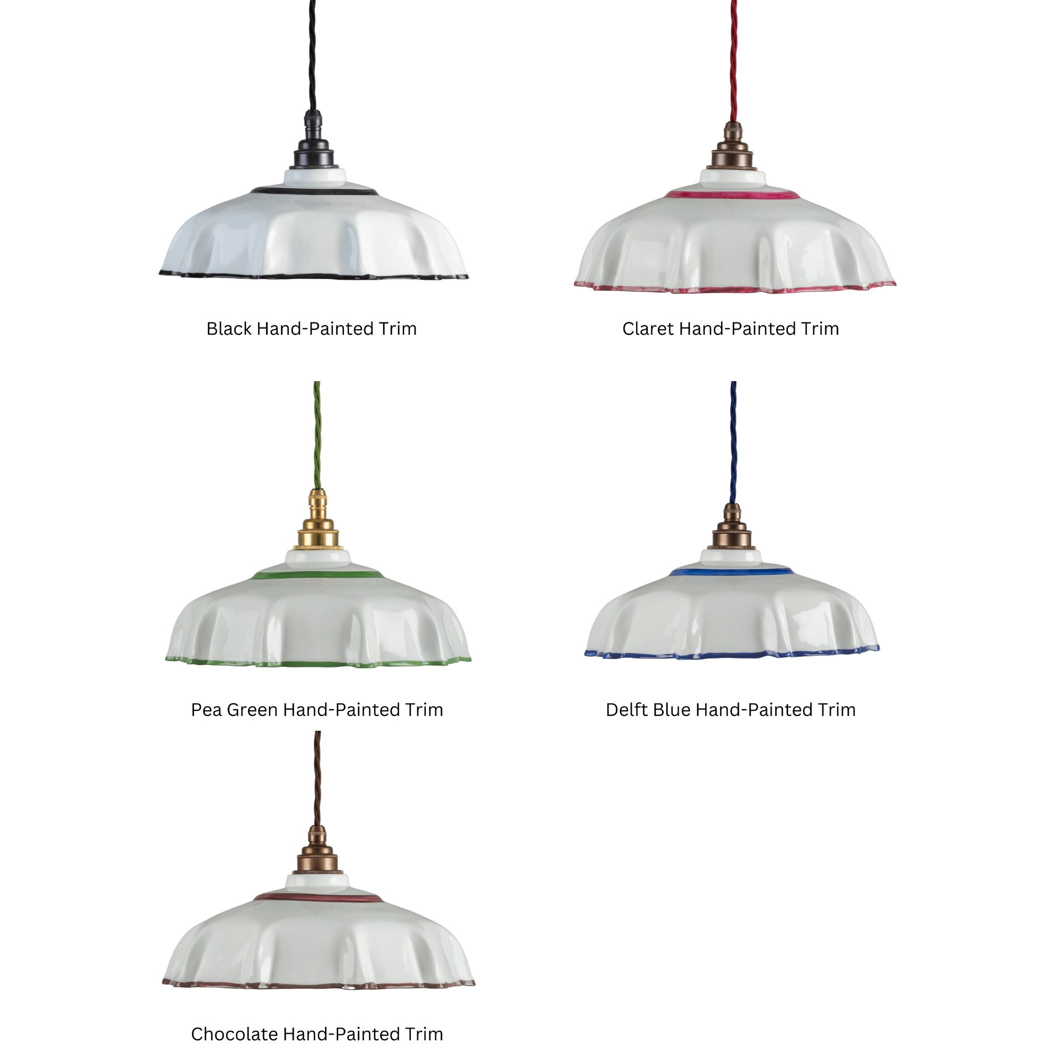 Campbell Hand-painted Trim Pendant