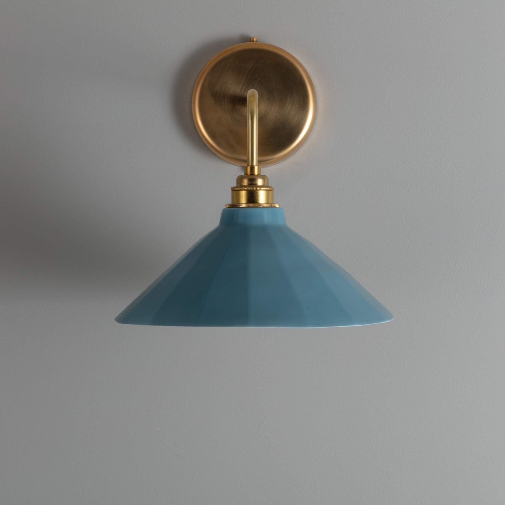 Adelaide Pale Delft Gloss Colour Wall Light