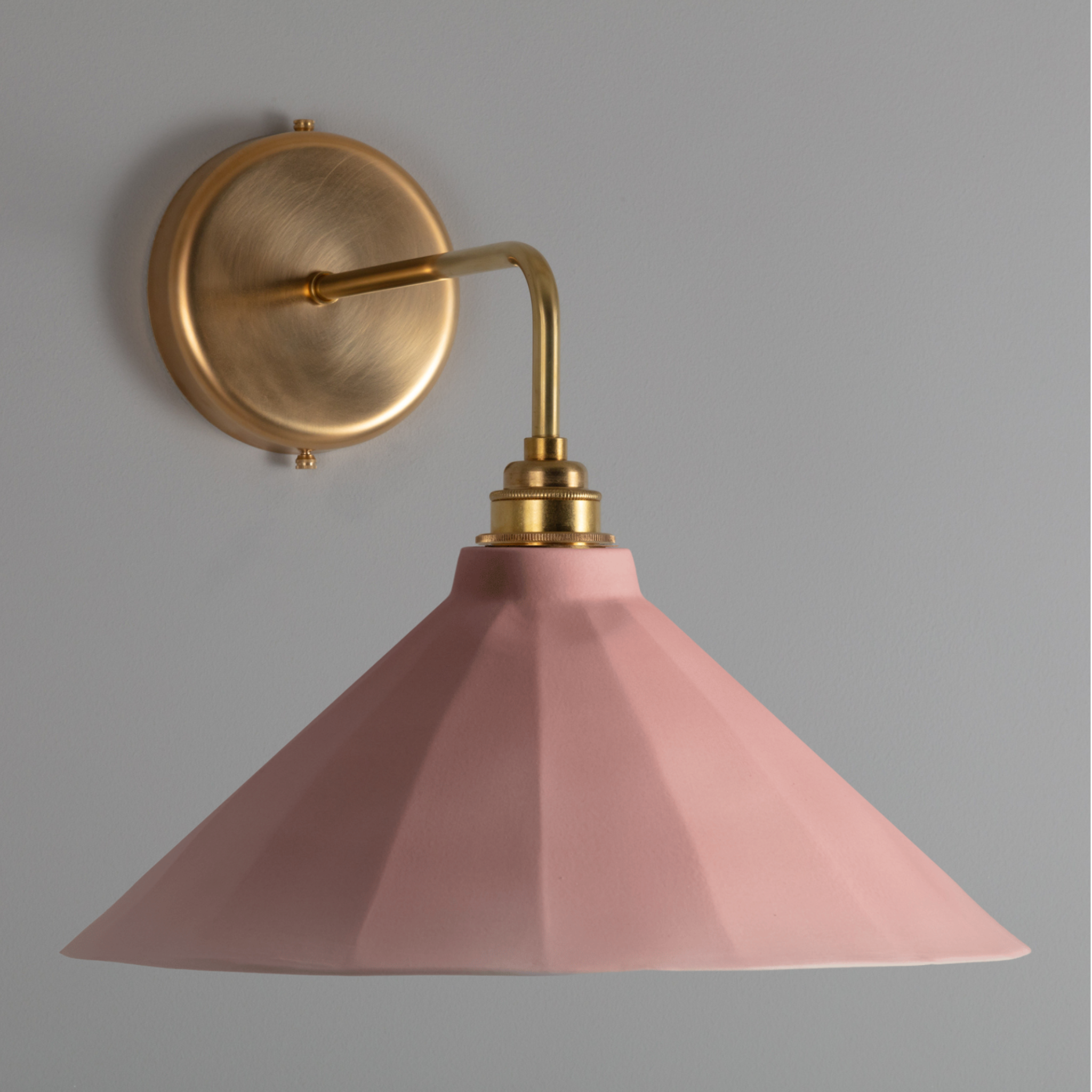 Adelaide Rose Matte Colour Wall Light