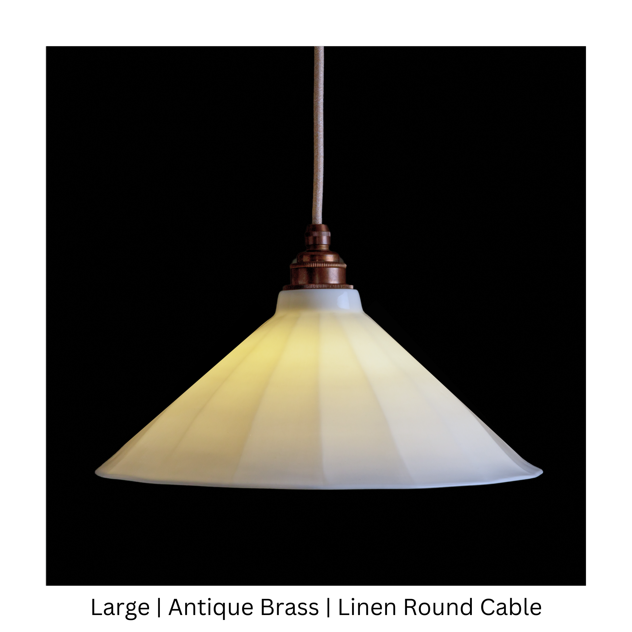 Adelaide White Pendant